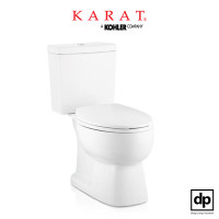 ราคา KARAT สุขภัณฑ์สองชิ้น รุ่น เฟิร์น สีขาว ใช้น้ำ 3 - 4.5 ลิตร (10905221)