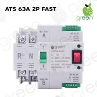 ราคา AppleGreen เบรกเกอร์ AC ATS Fast Breaker Automatic Transfer Switch Fast 220V 63A (10920625)