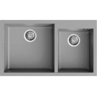 ราคา MEX อ่างล้างจานชนิด 2 หลุม เนื้อแกรนิตสังเคราะห์สีปูนเปลือย รุ่น NES20CE สีปูนเปลือย (10911830)