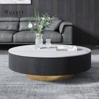 ราคา Wuxury furniture โต๊ะกลางโซฟา โต๊ะกลางหินอ่อน สไตล์โมเดิร์นสวยหรู มีลิ้นชักในตัว 90cm ดำ (10918211)