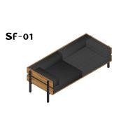 ราคา Detail space โซฟาหนัง SF01 75 สีไม้ธรรมชาติ/สีไม้เข้ม other (10891203)