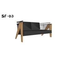 ราคา Detail space โซฟาหนัง SF03 สีไม้ธรรมชาติ/สีไม้เข้ม other 70 (10891215)