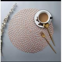 ราคา Prinkprao Home decor แผ่นรองจานลายดอกไม้ rose gold (10903349)