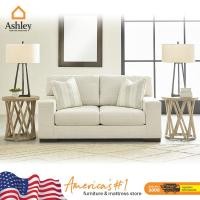 ราคา Ashley โซฟาหมอนขนเป็ด 2 ที่นั่ง รุ่น MAGGIE 177 ครีม fabric (10869600)