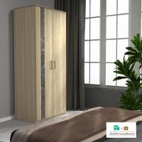 ราคา Inhome Furniture ตู้เสื้อผ้า 80 ซม. ( 2 บาน soft close) รุ่น WD-8035 TW-NMB (10913349)