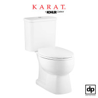 ราคา KARAT สุขภัณฑ์สองชิ้น รุ่น เมเปิล ใช้น้ำ 3 - 4.5 ลิตร สีขาว (10905220)