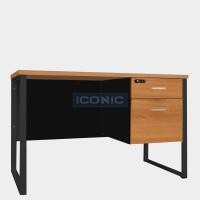 ราคา ICONIC โต๊ะทำงานแบบล็อครหัส ขนาด 1.8 เมตร รุ่น CD-180A เชอร์รี่/ดำ ก180xล60xส75 ซม. (10920784)
