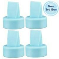 ราคา babystation วาล์วปากเป็ด ปากเป็ดซิลิโคน สำหรับกรวยปั๊มนม Spectra maymom Pumpiness ฟ้า x 4 ชิ้น (10931031)