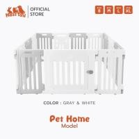 ราคา HostTail คอกกั้นสุนัข [ Pet Home] สูง 65 CM. คอกสุนัข คอกหมา คอกกระต่าย คอกสัตว์ คอกพลาสติก เทา ขาว L (10928309)
