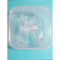 ราคา babystation กล่องพลาสติกใส่กรวยปั๊มนมและขวดนม BPA free กล่องขาวจตุรัส 2ขวด (10930774)