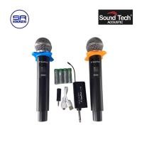 ราคา SOUND TECH U102 ไมโครโฟนไร้สายแบบมือถือ ดำ (10933920)