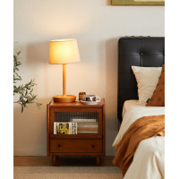 ราคา kyotohaus โต๊ะข้างเตียงไม้แบบวินเทจ รุ่น Tori - ไม้สัก (ไทย) คล้าย 80-90% ขนาด 42*45*50 cm. (10934587)