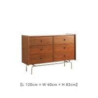 ราคา kyotohaus ตู้ลิ้นชักเก็บของสไตล์วินเทจ รุ่น Miu ขนาด 40*120*82 cm. ไม้ป๊อปล่า และสแตนเลส (10942662)