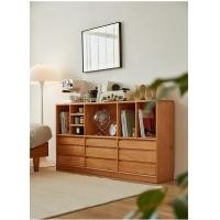 ราคา kyotohaus ตู้หนังสือห้องนั่งเล่นแบบเรียบง่าย รุ่น Juni ไม้สัก (ไทย) คล้าย 80-90% ขนาด 120*30*80 cm. (10943794)