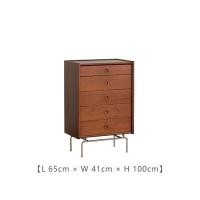 ราคา kyotohaus ตู้ลิ้นชักไม้สไตล์วินเทจ รุ่น Kiku ขนาด 41*65*100 cm. ไม้ป๊อปล่า และสแตนเลส (10944043)