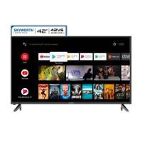 ราคา SKYWORTH 42 นิ้ว Android TV รุ่น 42V6 รองรับ Netflix/Youtube/Google play รับประกัน 3 ปี ดำ 42 นิ้ว (10935600)