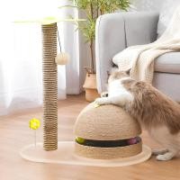 ราคา Purrfect Mood Coconut Scratch Post II ที่ลับเล็บแมวกระบองเพชร พร้อมติดเชือกตกแมวและรางบอล 60x40x62 cm (10943553)