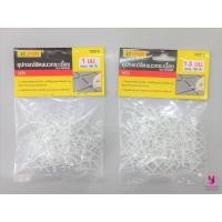 ราคา YOJI ONLINE ตัวจัดแนวกระเบื้อง (1ถุงบรรจุ100ตัว) AT INDY อุปกรณ์จัดแนวกระเบื้อง ขนาด 1มิล / 1.5มิล TILE SPACERS 1 มิล (10936203)