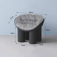 ราคา Betterhome.store : Elephant Chair เก้าอี้อาร์มแชร์ เก้าอี้พักผ่อน เก้าอี้โซฟา สีดำ (10935412)