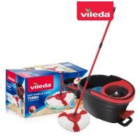 ราคา Vileda Turbo Spin Mop - วิเลดา ถังปั่นเทอร์โบ | ถังปั่นถูพื้น ไม้ม็อบ ไม้ถูพื้น ม๊อบ ไม้ม๊อบ ดำ (10942114)