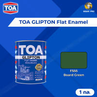 ราคา TOA GLIPTON Flat Enamel ทีโอเอ กลิปตั้น สีน้ำมันเคลือบด้าน ขนาด 1 กล. #F555 เขียวด้าน (10944128)