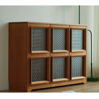 ราคา kyotohaus ตู้หนังสือไม้แบบวินเทจ รุ่น Furui ไม้สัก (ไทย) คล้าย 80-90% ขนาด 118*34*84 cm. แบบ 6 ช่อง (10946276)