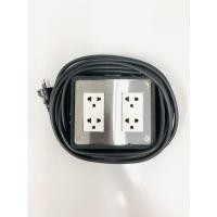 ราคา YOJI ONLINE บ็อกยาง พร้อมสายไฟ มี มอก.115-2553 ปลั๊กพ่วง ปลั๊กสามตา ปลั๊กสนาม ปลั๊กยาง ปลั๊กกราวน์คู่หุ้มยาง บ็อกยาง 4x4 +สาย10ม. (10961049)