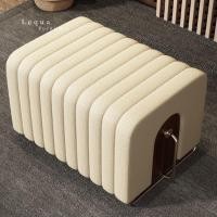 ราคา Lequa Furniture สตูลปลายเตียง ขาสแตนเลส โซฟา สตูล เก้าอี้สตูล โซฟาปลายเตียง จัดส่งฟรี 180 cm. (10960221)