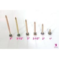 ราคา YOJI ONLINE สกรูปลายผ่า หัวหกเหลี่ยม แหวนยาง ชุบรุ้ง (ห่อใหญ่) เกลียวตลอด (ยิงไม้) สกรูยิงไม้ #12-11 x 2" (10959830)