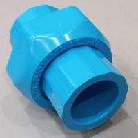 ราคา YOJI ONLINE ยูเนี่ยนสั้น ข้อต่อยูเนี่ยน ข้อต่อพีวีซี อุปกรณ์พีวีซี 1/2"(4 หุน) PVC แบบสวม ช้าง (10965030)