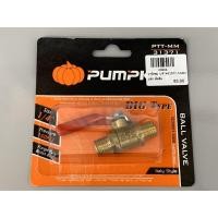 ราคา YOJI ONLINE วาล์วลม ก๊อกปั๊มลม ก๊อกปิด-เปิด บอลวาล์ว วาล์วต่อสายลม Pumpkin พัมคิน นอก-นอก (10964089)