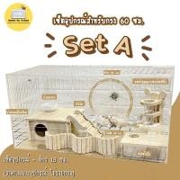 ราคา Hamster Box Thailand เซ็ตอุปกรณ์แฮมสเตอร์ ล้อจักรวิ่ง 18 ซม. (ไม่รวมกรงอะคริลิค) Set A (10969618)