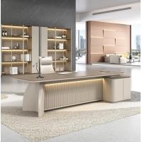 ราคา Laa_loft_office โต๊ะทำงานผู้บริหารสุดหรูหรา พร้อมปลั๊กบนโต๊ะ วัสดุ:ไม้อัดเคลือบวีเนียร์ ขนาด 220×90x75 cm (10963960)