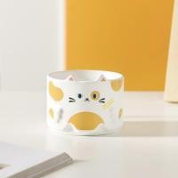 ราคา Pamu Home แก้วแมวคอนโด แก้วแมว แก้วมัค แก้วเซรามิค ceramic ทาสแมว แมวส้มขาว (10984036)