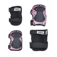 ราคา Micro Knee / Elbow Pad ชุดสนับเข่าและศอกสำหรับเด็กอุปกรณ์ป้องกัน ไซส์ M Pink (10955918)
