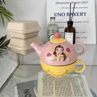 ราคา Pamu Home เซตชุดน้ำชา Afternoon Tea เซตถ้วยชา ลายเจ้าหญิงดิสนีย์ Disney แอเรียล Ariel เบลล์ Belle Belle (10984049)