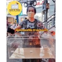 ราคา Hamster Box Thailand กรงอะคริลิค ตู้อะคริลิค กรงแฮมสเตอร์ กรงเม่นแคระ ตู้สัตว์เลี้ยง 30x60x30 cm หนา 3 mm (10969573)