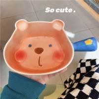 ราคา Pamu Home ถ้วยมาม่า ถ้วย ชาม เซรามิค แก้วน่ารัก เซตอุปกรณ์บนโต๊ะอาหาร Ceramic มี 4 ลาย ชาม หมีน้ำตาล (10986902)