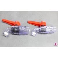 ราคา YOJI ONLINE ก๊อกบอล PVC ใส ก๊อกพีวีซี ก๊อกน้ำ 1/2" ปากสนาม (10997706)