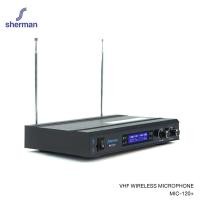 ราคา Sherman ชุดไมโครโฟนไร้สาย VHF รุ่น MIC-120 Plus 24.6 x 15.4 x 4.5 cm. ไมโครโฟนไร้สาย ดำ (10964325)