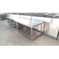 ราคา RS1994 โต๊ะสแตนเลส 2 ชั้น สแตนเลสเกรด 304 ขนาด 60x100x80cm. 60x100x80cm. silver (10964390)