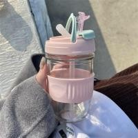 ราคา Pamu Home แก้วร้อน สีพาสเทลแก้วกาแฟ น้ำไม่หก ยกดื่ม ดูดหลอดก็ได้ ชมพู (10984004)