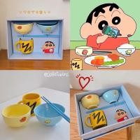 ราคา Pamu Home ชุดเซตชินจัง ถ้วย ชาม แก้ว ตะเกียบ Size (10986969)