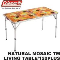 ราคา โต๊ะพับปรับความสูงได้ 2 ระดับ Coleman Natural Mosaic Living Table 120 Plus 120 × 60 × 40/70 (H) cm. (10950315)