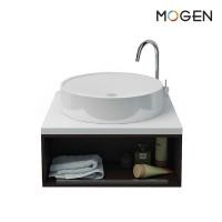 ราคา MOGEN เฟอร์นิเจอร์+อ่างล้างหน้า ขนาด 60 ซม. สีลายไม้เข้ม รุ่น LF18A60C MOGEN 470x800x390 mm. (10977169)