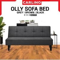 ราคา CARLINO โซฟาปรับนอน OLLY SOFA BED ขนาด 2 3 และ4 ที่นั่ง โซฟา โซฟาปรับนอน โซฟาปรับระดับ sofabed 2in1 สีดำ cotton 115 (10978470)