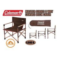 ราคา Coleman Comfort Master 3 Way Canvas Deck Chair เก้าอี้พับปรับความสูงได้ 3 ระดับ 5 kg (10947588)