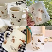 ราคา Pamu Home แก้วกาแฟ แก้วมัค น้องแมว A Fun Day With A Cat แก้วเซรามิค มีหูจับ Size (10984038)