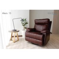 ราคา GUZZO โซฟาหนังแท้ผิวสัมผัส ปรับเอนไฟฟ้า รุ่น ALEXIS 1s BURGUNDY 95 (10980411)