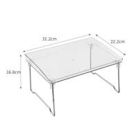 ราคา Pamu Home PP ชั้นวาง ชั้นวางของ สไตล์เกาหลี พับเก็บได้ ตั้งซ้อน ชั้นวางของบนโต๊ะ ชั้นวางของน่ารัก สีใส (10984319)